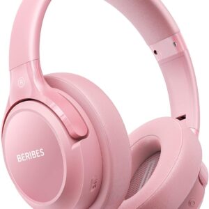 LIMITED TIME DEALS Bluetooth Wireless Headphones Over Ear,BERIBES 65H Playtime 15% OFF