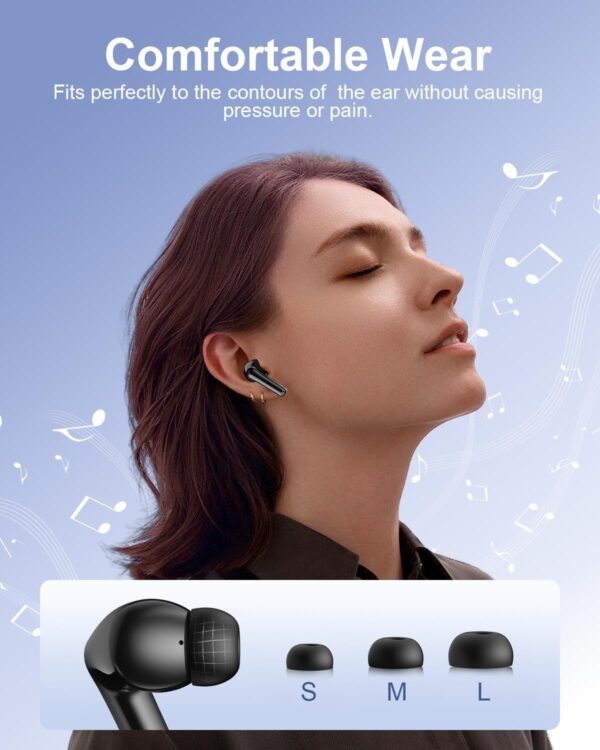 LIMITED TIME DEALS Wireless Earbuds Bluetooth Headphones, Ear Buds with Deep Bass 85% OFF - Image 3