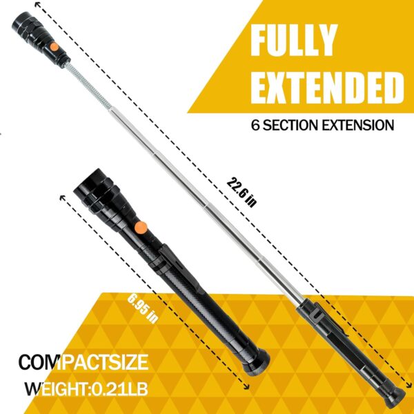 LIMITED TIME DEALS Magnetic Pickup Tool with LED Lights, Telescoping Magnet Flashlight 32% OFF - Image 4