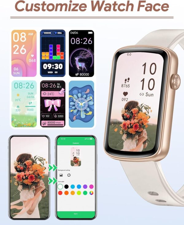 LIMIMTED TIME DEALS RUIMEN Fitness Tracker, Fitness Watches for Women Men with Heart Rate Monitor Blood 43% OFF - Image 4