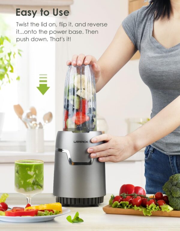 LIMITED TIME DEALS Personal Blender for Shakes and Smoothies 78% OFF WITH 50RA4367 - Image 2