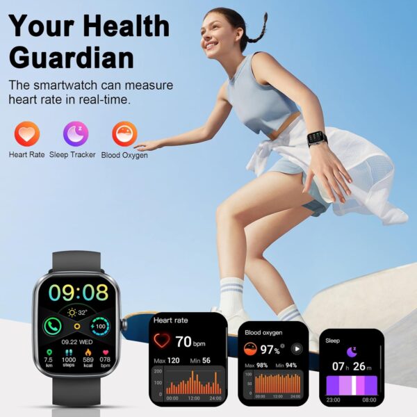 LIMITED TIME DEALS Smart Watch(Answer/Make Call), 1.91" Smartwatch for Men Women, NEW Fitness Watch 81% OFF - Image 3