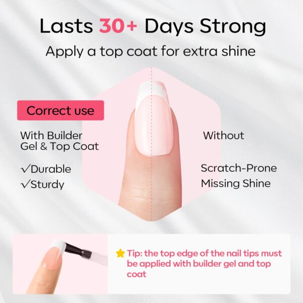 LIMITED TIME DEALS Gel X Nail Kit, Press On Nails Kit with LED Light,50% OFF WITH 5016Q3RL - Image 3