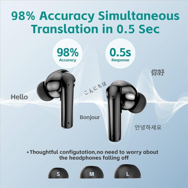 LIMITED TIME DEALS AI Translator Earbuds 50% OFF WITH JSUOHNMR - Image 3