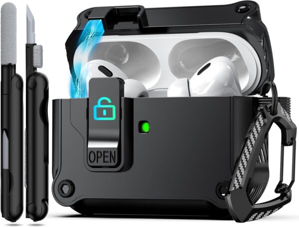LIMITED TIME DEALS RFUNGUANGO for AirPods Pro 2nd/1st Generation Case Cover 15% OFF