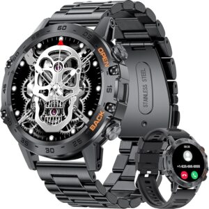 LIMITED TIME DEALS Military Smart Watch for Men(Answer/Dial Calls) WITH 27% OFF