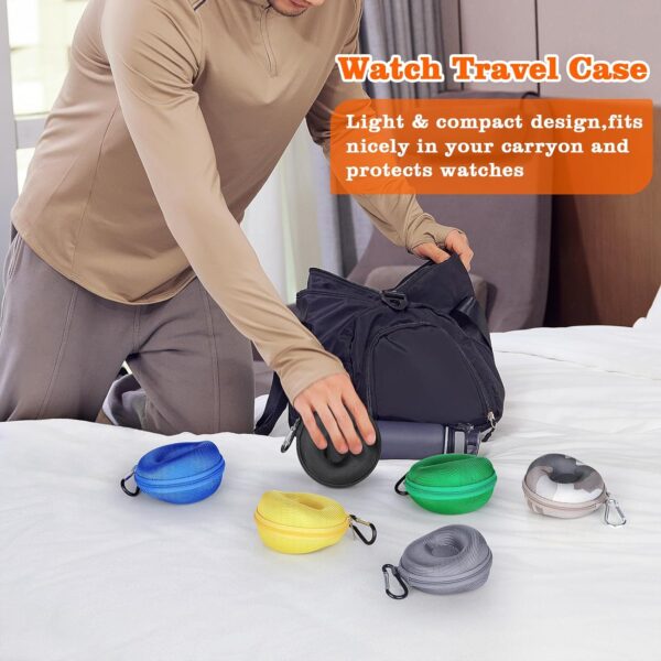 LIMITED TIME DEAL LETURE 2 Pieces Single Watch Travel Case for Men 50% OFF - Image 2