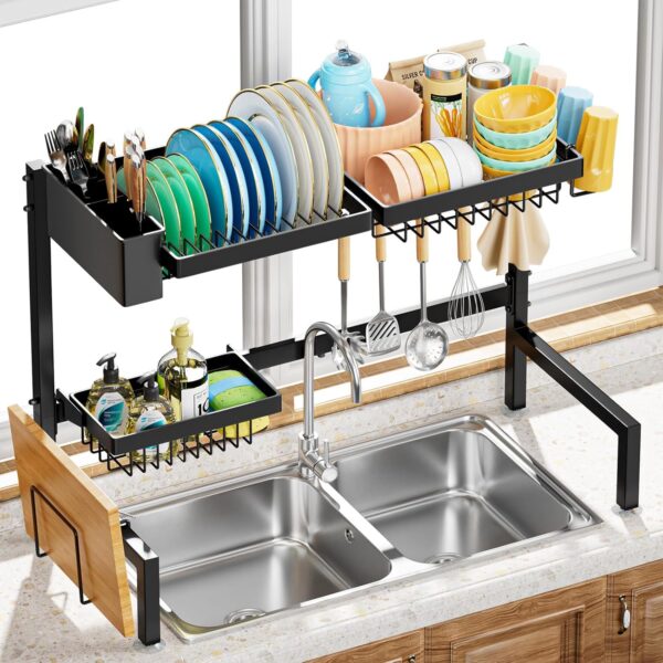 LIMITED TIME DEALS Over The Sink Dish Drying Rack (44% Savings!) WITH 38Z9MUDY