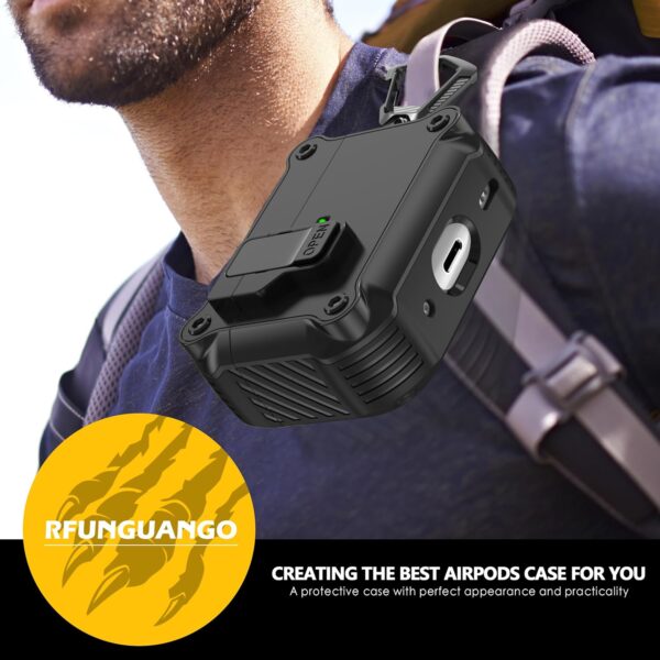 LIMITED TIME DEALS RFUNGUANGO for AirPods Pro 2nd/1st Generation Case Cover 15% OFF - Image 2