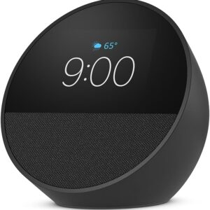 LIMITED TIME DEALS Amazon Echo Spot with Alexa (newest model), Great for nightstands 19% OFF
