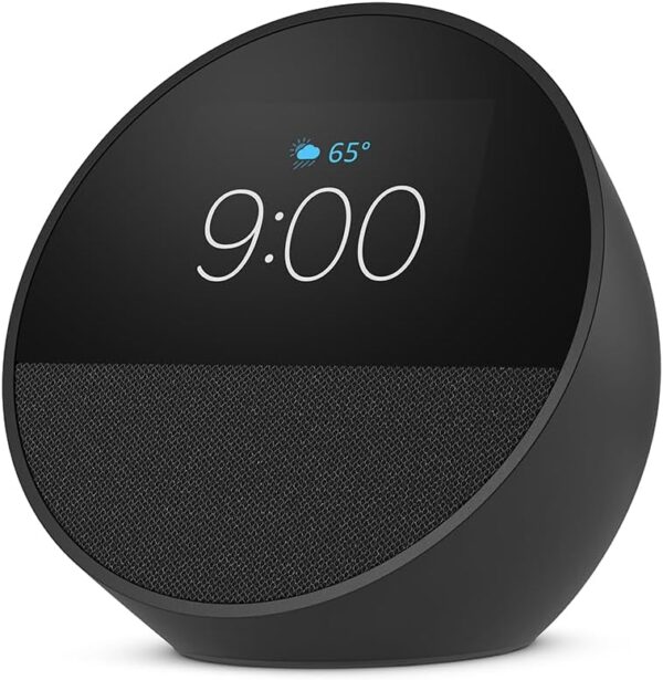 LIMITED TIME DEALS Amazon Echo Spot with Alexa (newest model), Great for nightstands 19% OFF