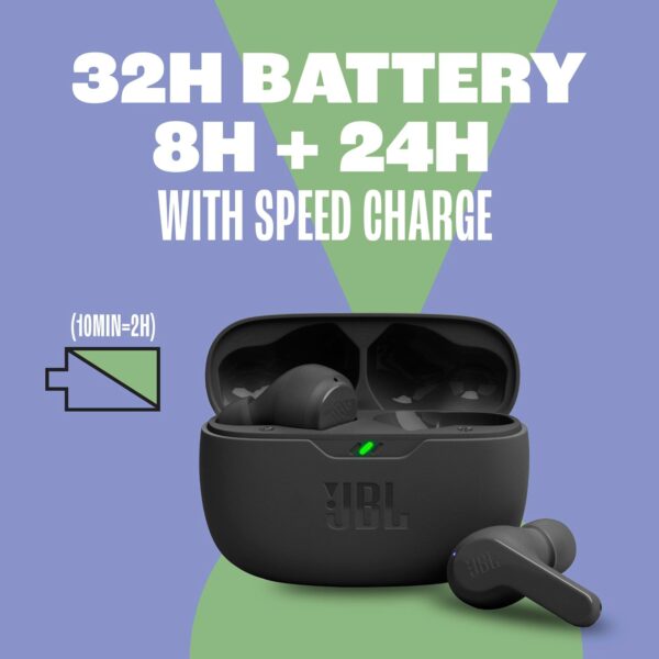 LIMITED TIME DEALS JBL Vibe Beam - True Wireless JBL Deep Bass Sound Earbuds 10% OFF - Image 3