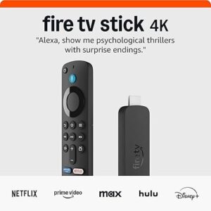 LIMITED TIME DEALS Amazon Fire TV Stick 4K (newest model) with AI-powered Fire 40%  OFF