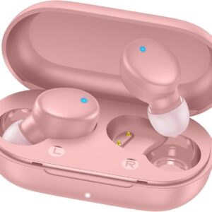 LIMITED TIME DEALS MOZOTER S8 Mini Wireless Earbuds Bluetooth 5.3 in Ear Light-Weight 47% OFF