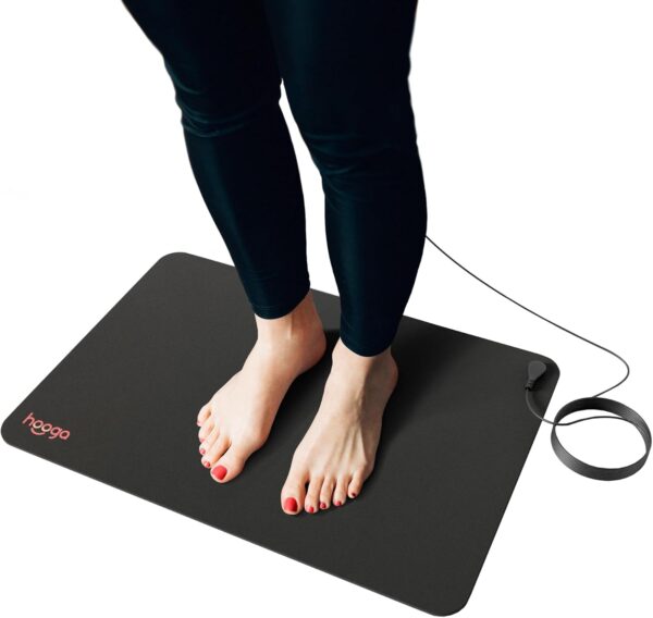 LIMITED TIME DEALS Hooga Grounding Mat for Sleep, Energy, Pain Relief, Inflammation, Balance, Wellness.