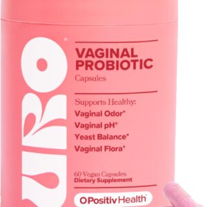 LIMITED TIME DEALS O Positiv URO Vaginal Probiotics for Women pH Balance with Prebiotics 10% OFF