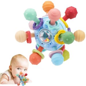 LIMITED TIME DEALS Baby Montessori Sensory Toys for 0-6 6-12 Months, Baby Teether Teething 55% OFF