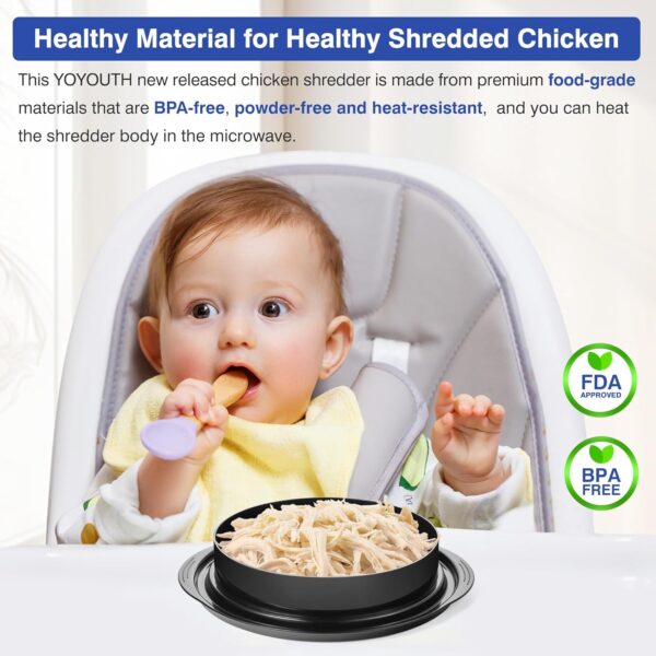 LIMITED TIME DEALS Chicken Shredder Tool Twist Large: 2025 Pro & Standard Food-Grade 30% OFF - Image 3