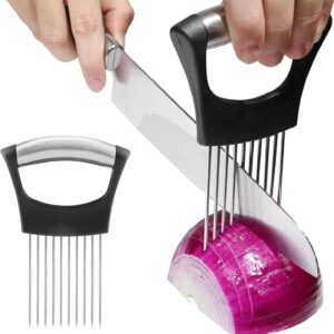 LIMITED TIME DEALS JAYVAR Onion Holder for Slicing, Vegetable Cutter 50%  OFF