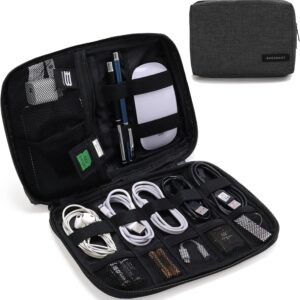 LIMITED TIME DEALS BAGSMART Electronics Organizer Travel Case, Small Cord Bag, Tech 15% OFF