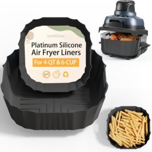 LIMITED TIME DEALS Air Fryer Liners for Ninja Crispi: Silicone Liners 2pcs Ninja  31% OFF