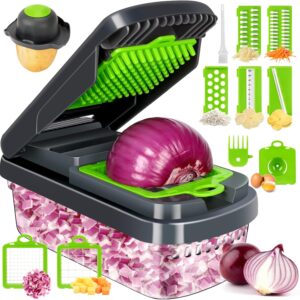 LIMITED TIME DEALS Vegetable Chopper,12-in-1 Multifunctional Food Chopper 17% OFF