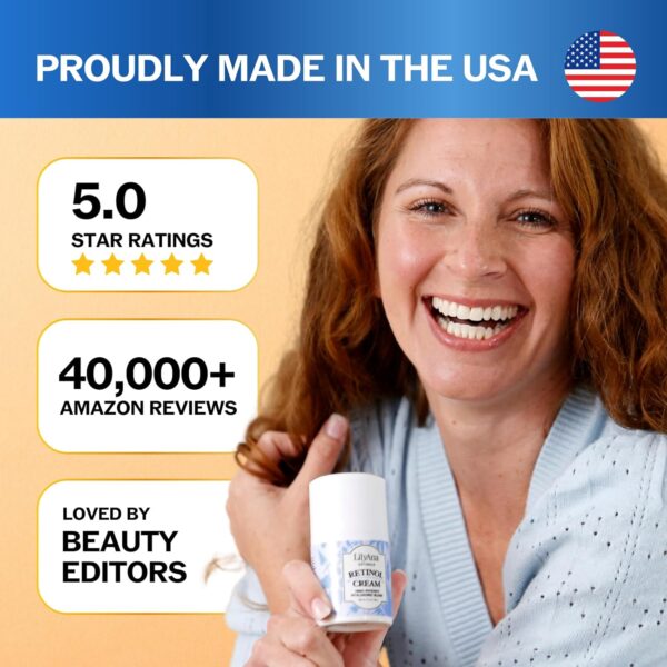 LIMITED TIME DEALS LilyAna Naturals Retinol Cream - Made in USA, 40% OFF - Image 4