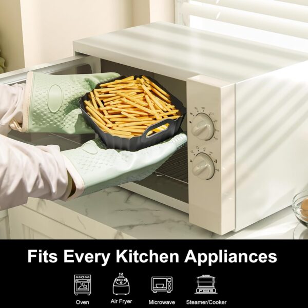 LIMITED TIME DEALS Air Fryer Liners for Ninja Crispi: Silicone Liners 2pcs Ninja  31% OFF - Image 2