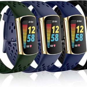 LIMITED TIME DEALS surundo Compatible with Fitbit Charge 5 Bands for Women Men 20% OFF