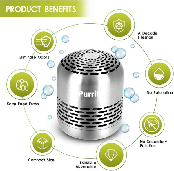 LIMITED TIME DEALS Refrigerator Deodorizer,Lasts for 10 Years 20% OFF - Image 2
