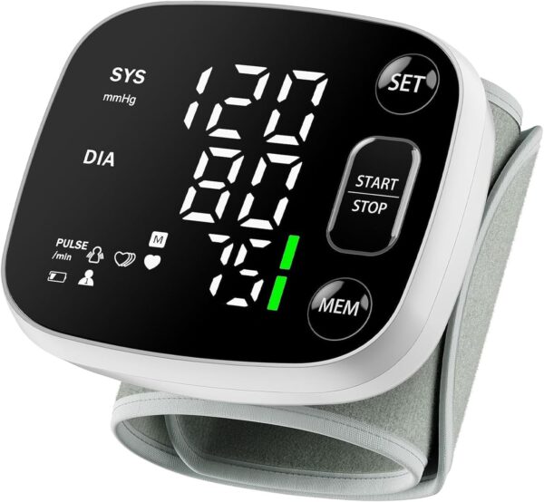 LIMITED TIME DEALS Oklar Blood Pressure Monitors for Home Use Rechargeable Wrist 33% OFF