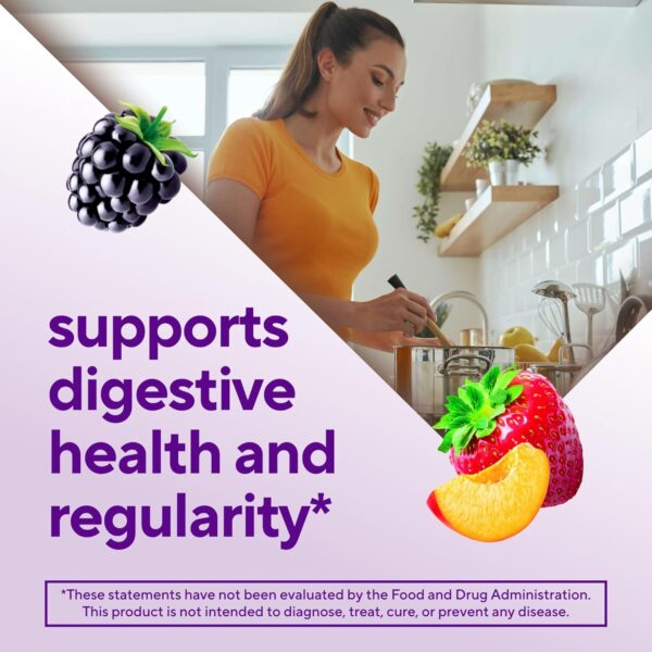 LIMITED TIME DEALS Vitafusion Fiber Well Gummies, Sugar Free Fiber Supplement, Gummies - Image 3