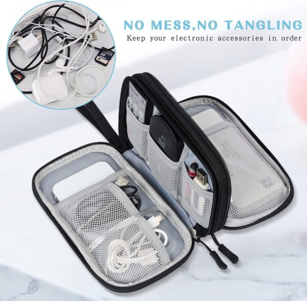 LIMITED TIME DEALS FYY Travel Cable Organizer Pouch Electronic Accessories Carry Case 24% OFF - Image 3
