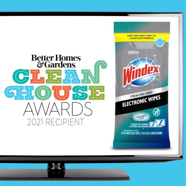 Windex Electronic Cleaning Wipes, Pre-Moistened Screen Wipes for TVs, Phones, - Image 4