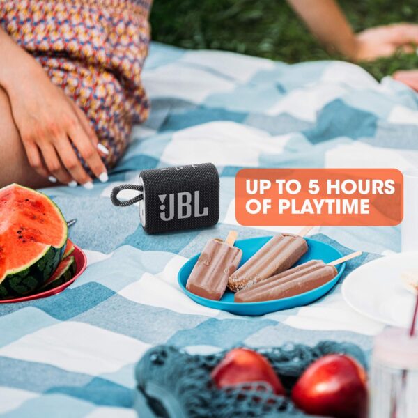 LIMITED TIME DEALS JBL Go 3 - Portable Mini Bluetooth Speaker, big audio and punchy bass, 25% OFF - Image 2