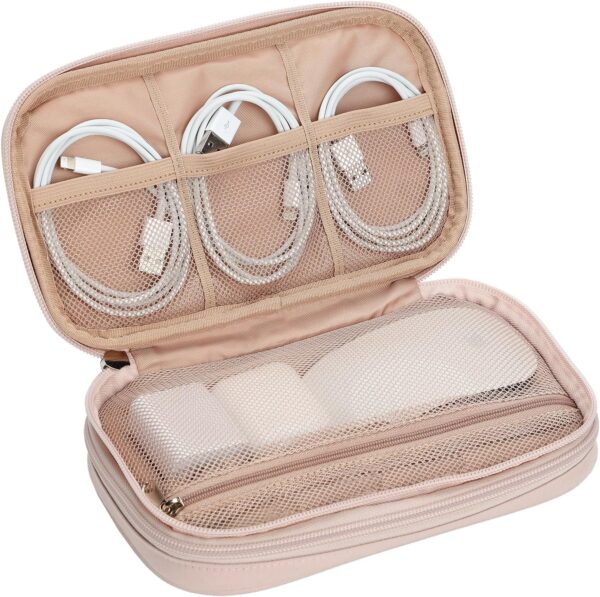LIMITED TIME DEALS NISHEL Travel Cord Organizer Case, Double Layers Tech 10% OFF