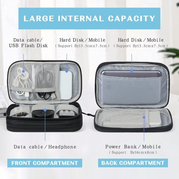 LIMITED TIME DEALS FYY Travel Cable Organizer Pouch Electronic Accessories Carry Case 24% OFF - Image 4