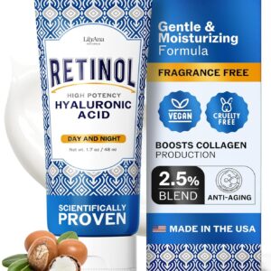 LIMITED TIME DEALS LilyAna Naturals Retinol Cream - Made in USA, 40% OFF