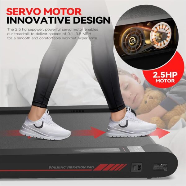 LIMITED TIME DEALS Sperax Walking Vibration Pad with APP, 3 in 1 Under Desk Treadmill, 24% OFF - Image 2