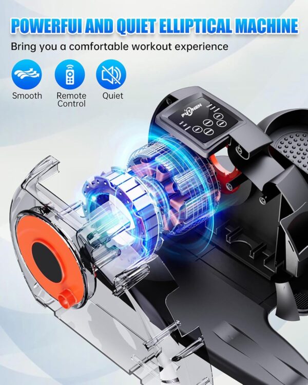 LIMITED TIME DEALS Under Desk Elliptical Machine, Electric Ellipse Leg Exerciser as Seen on Tv for Seniors  39% OFF - Image 4
